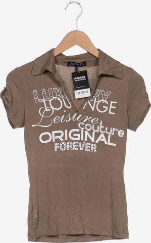 APART Top & Shirt in XS in Brown: front