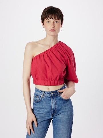 Abercrombie & Fitch Bluza 'BARE' | vijolična barva: sprednja stran