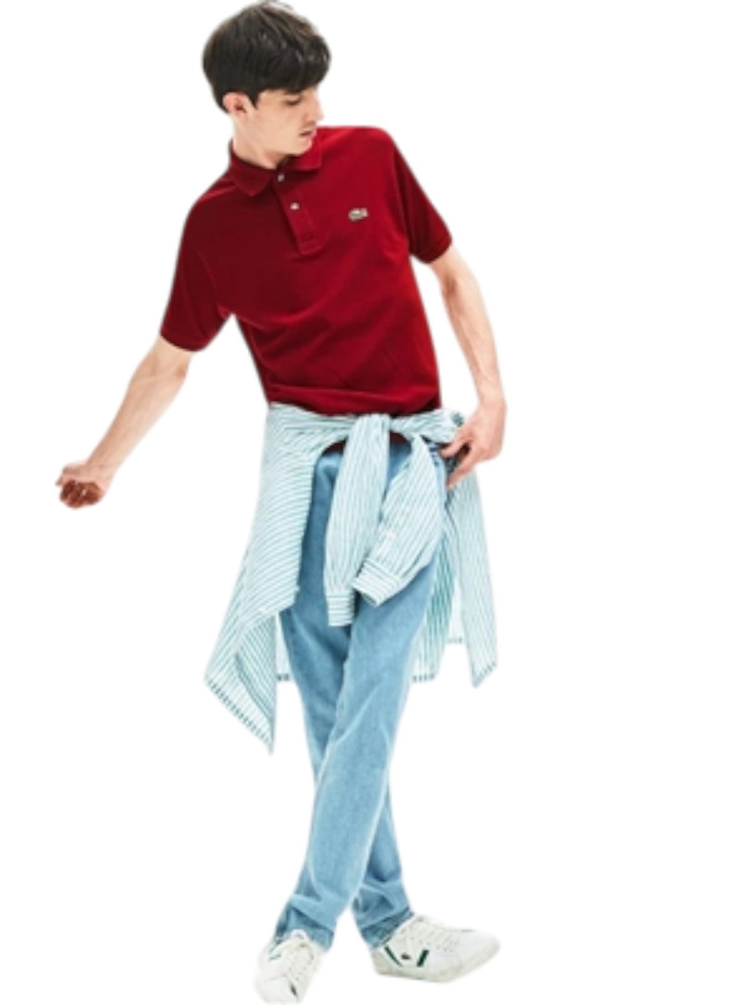 LACOSTE - Ajuste regular Camiseta en rojo