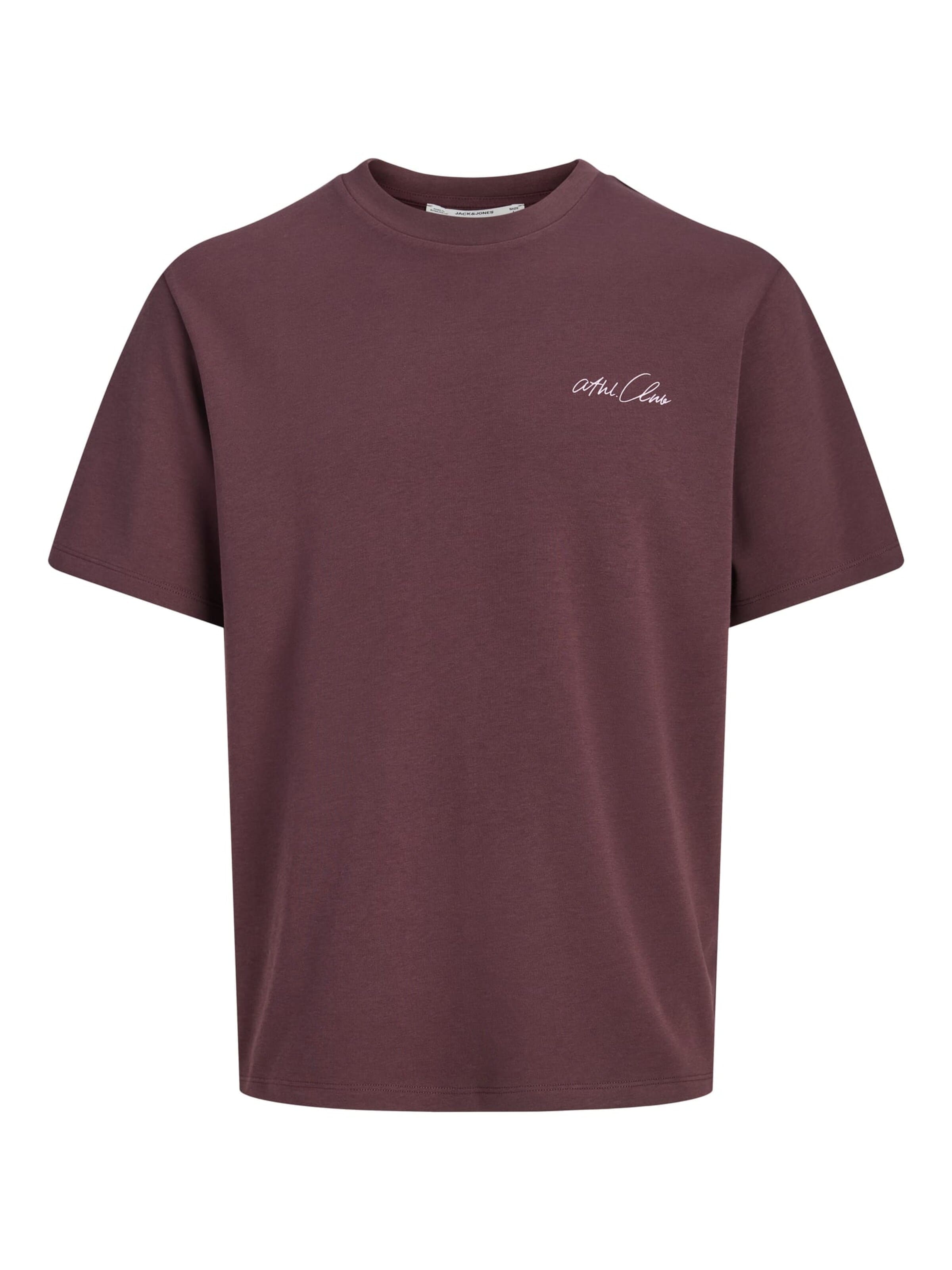 JACK & JONES Shirt 'Abstract' in Rood: voorkant