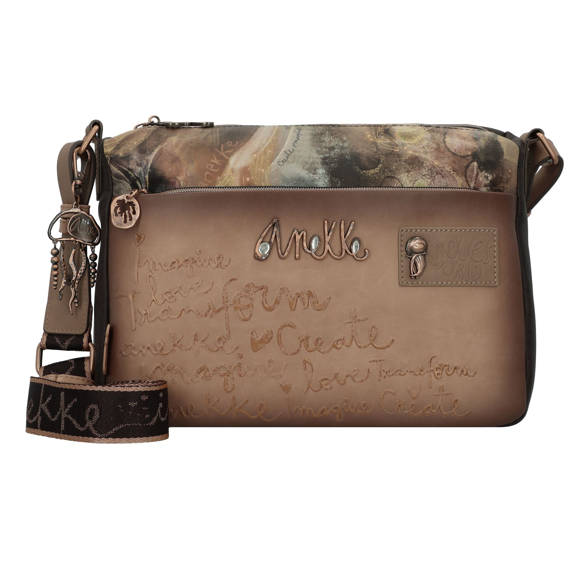 Anekke Crossbody bag 'Land' in Brown: front