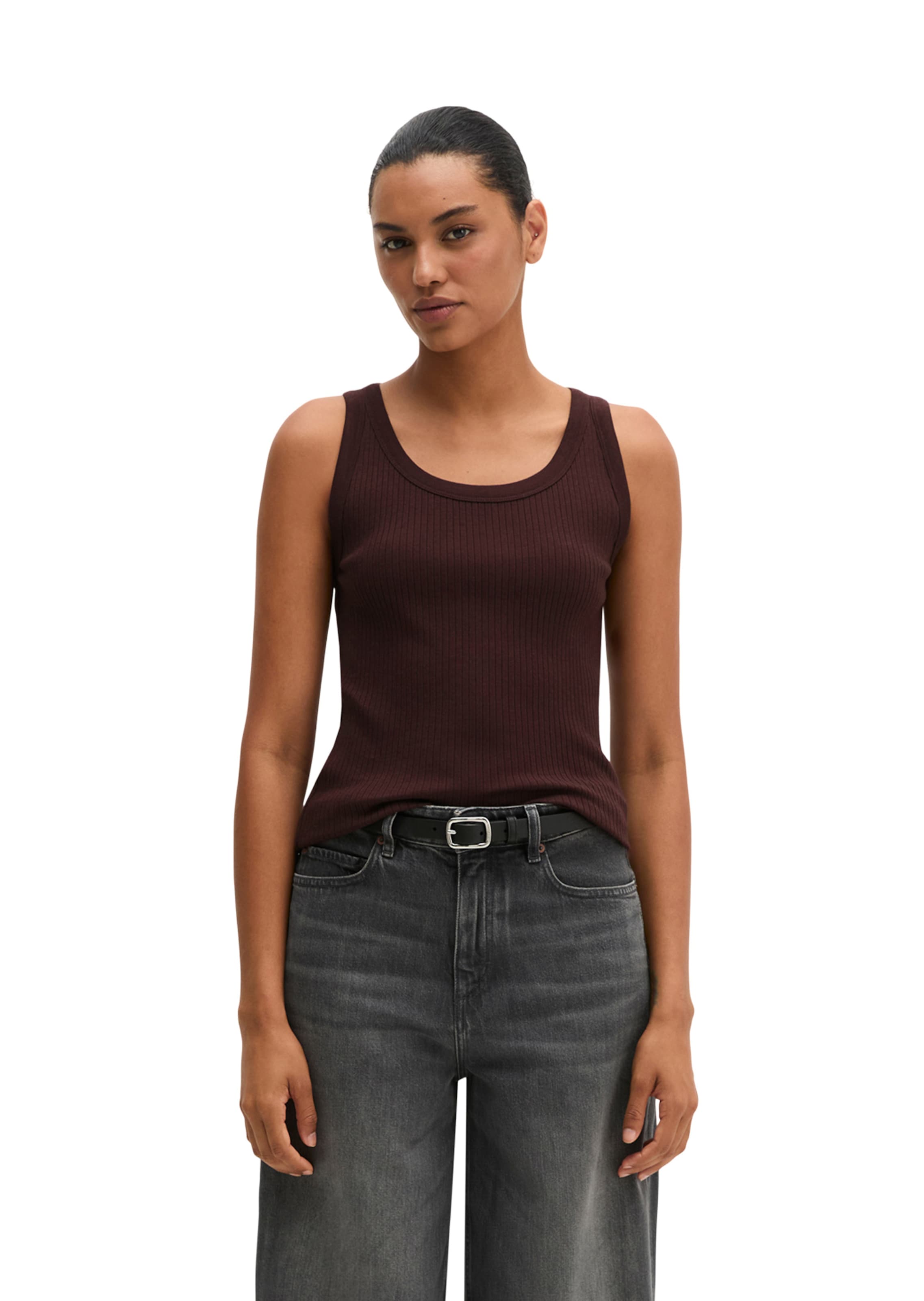Marc O'Polo Top in Rood: voorkant