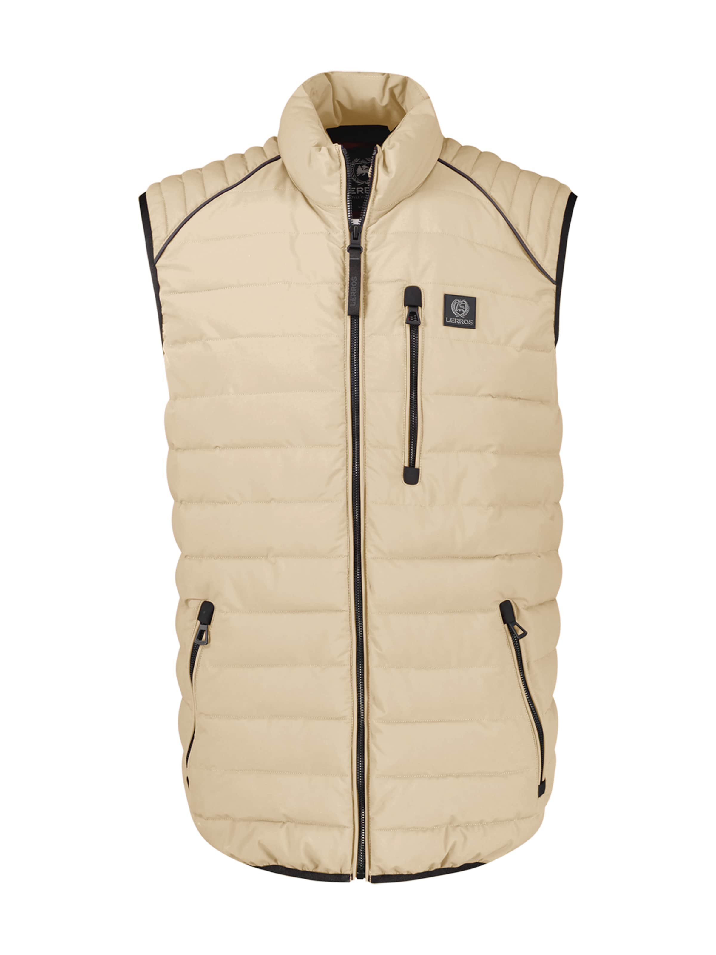 LERROS Sportbodywarmer in Beige: voorkant