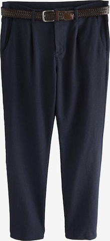 mėlyna Next Standartinis Klostuotos kelnės: priekis