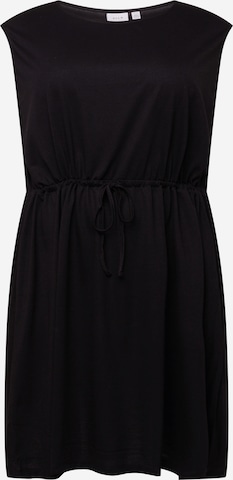 Robe 'ATHENA' EVOKED en noir : devant