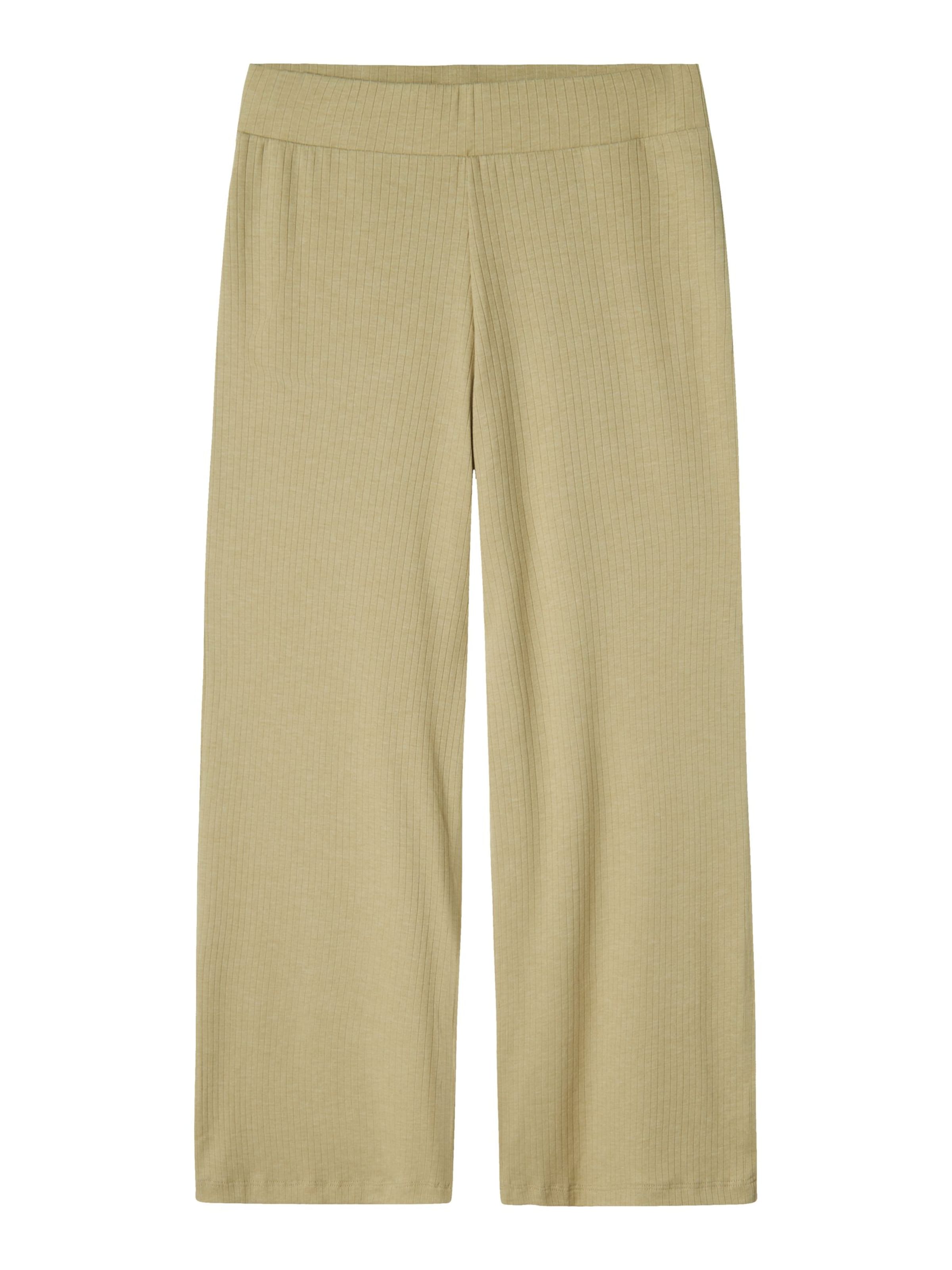 Wide Leg Pantalon LMTD en vert : devant