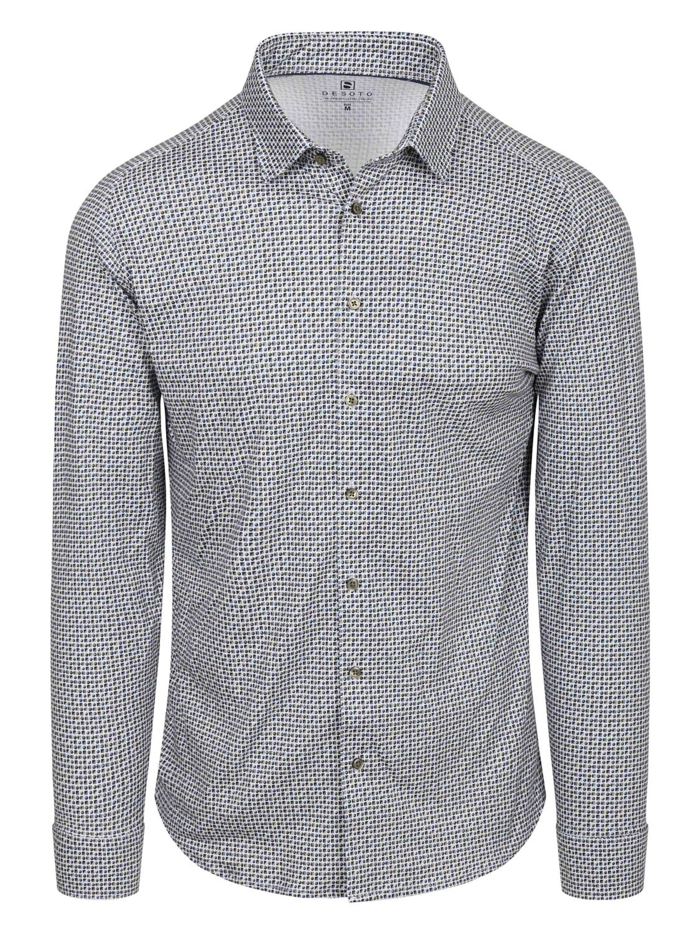 DESOTO Slim Fit Hemd‌‌‌‌ in Blau: Vorderseite