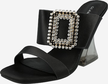 GLAMOROUS Mules in Black: front