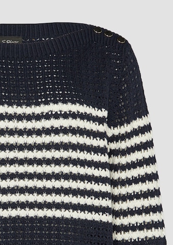 s.Oliver BLACK LABEL Trui in Blauw