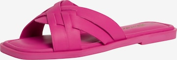 Tamaris Mules in Pink: front