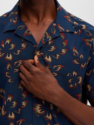 SELECTED HOMME Regular fit Overhemd 'VIGGO' in Blauw
