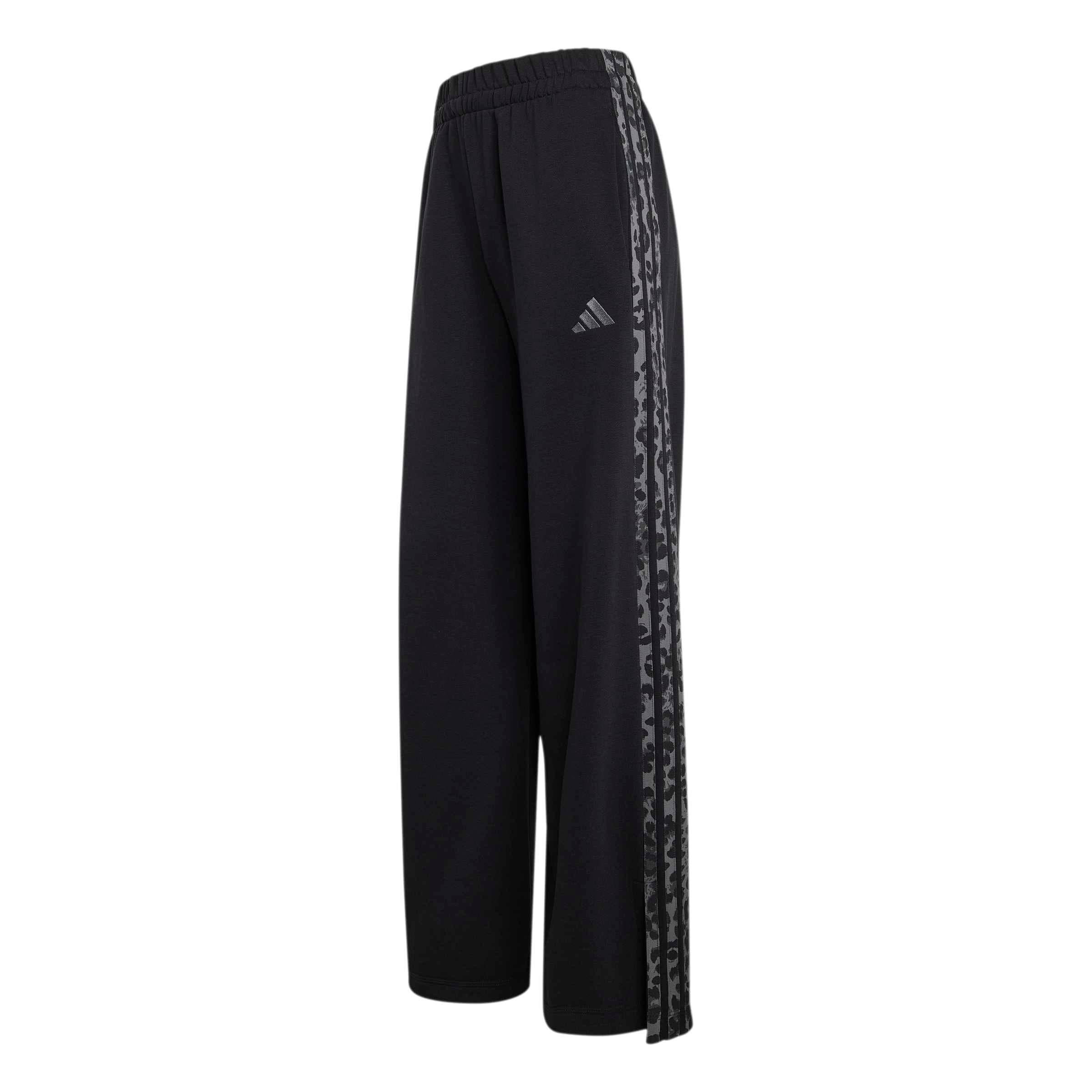ADIDAS SPORTSWEAR Широкий Спортивные штаны в Черный: спереди