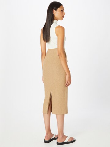 VILA Skirt 'LANO' in Beige