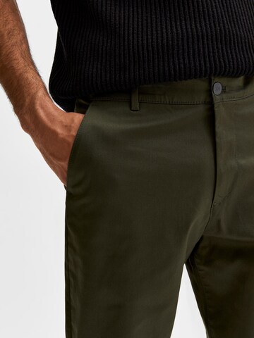 SELECTED HOMME Regular Chino Pants 'Repton' in Green