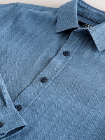 Next Regular fit Button up shirt in Blue