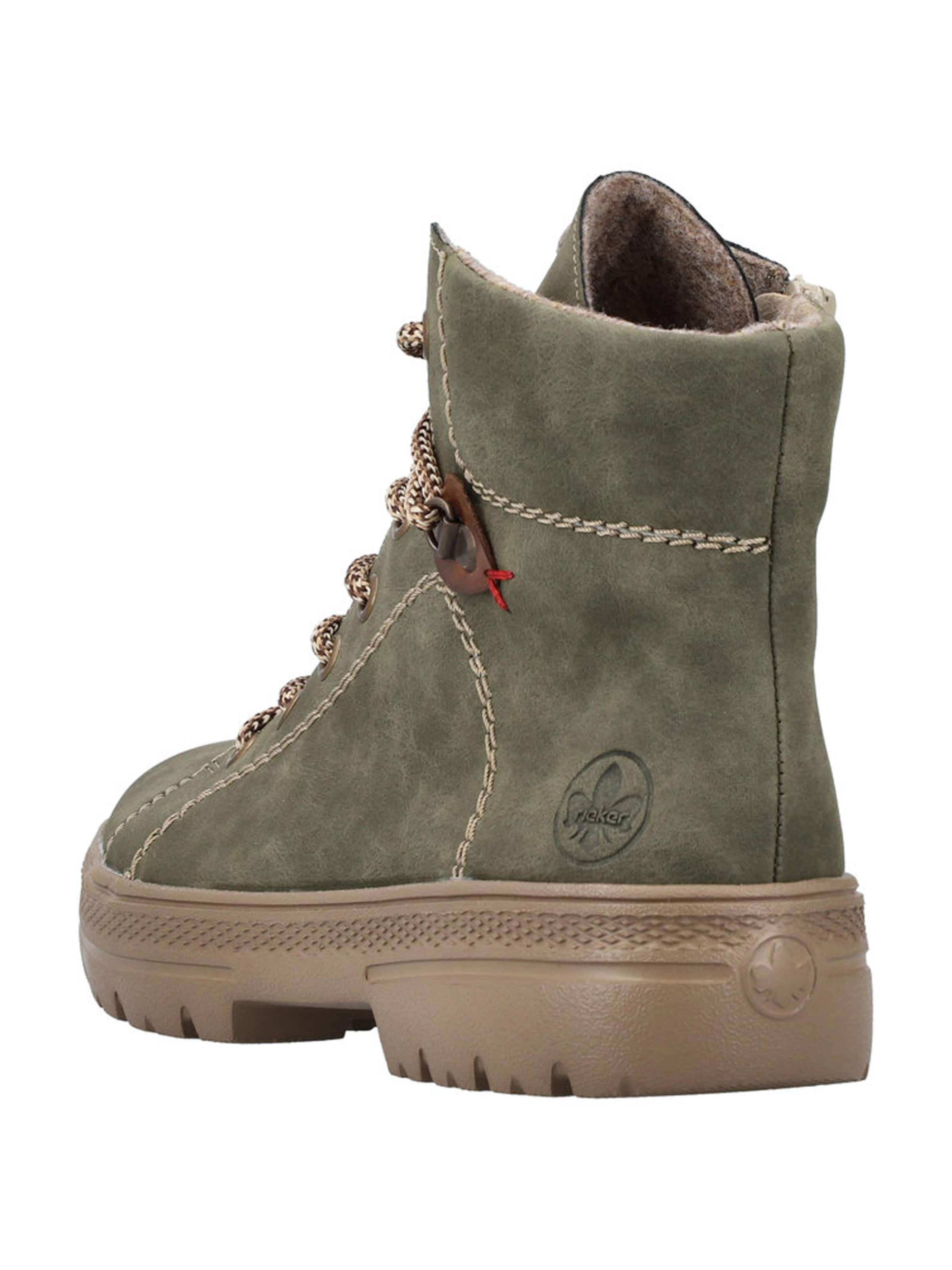 Bottines à lacets Rieker en vert