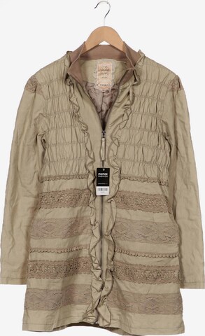 Cream Jacket & Coat in XL in Beige: front
