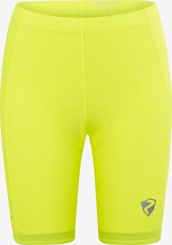 ZIENER Regular Workout Pants 'NIMO X-Function' in Yellow: front