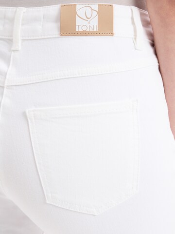 TONI Slim fit Jeans 'Be Loved' in White