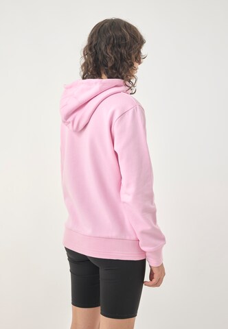 Cleptomanicx Kapuzensweatshirt 'Hooded Ligull' in Pink