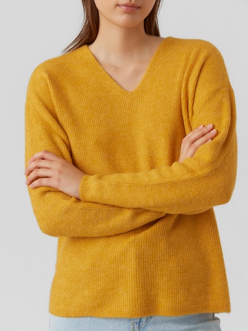 VERO MODA Pullover 'Lefile' in Gelb