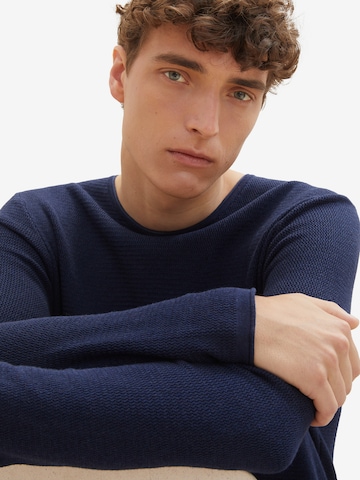 TOM TAILOR DENIM Sweater in Blue