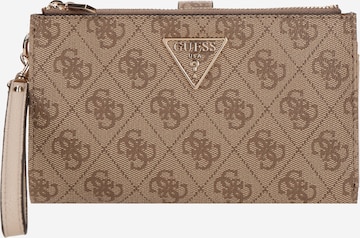 GUESS Портмоне 'LAUREL II SLG DBL ZIP ORGNZR' в Коричневый: спереди