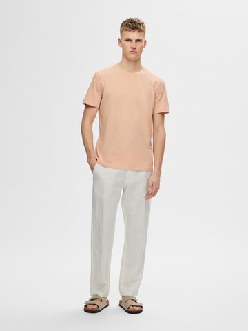 SELECTED HOMME T-Shirt in Orange