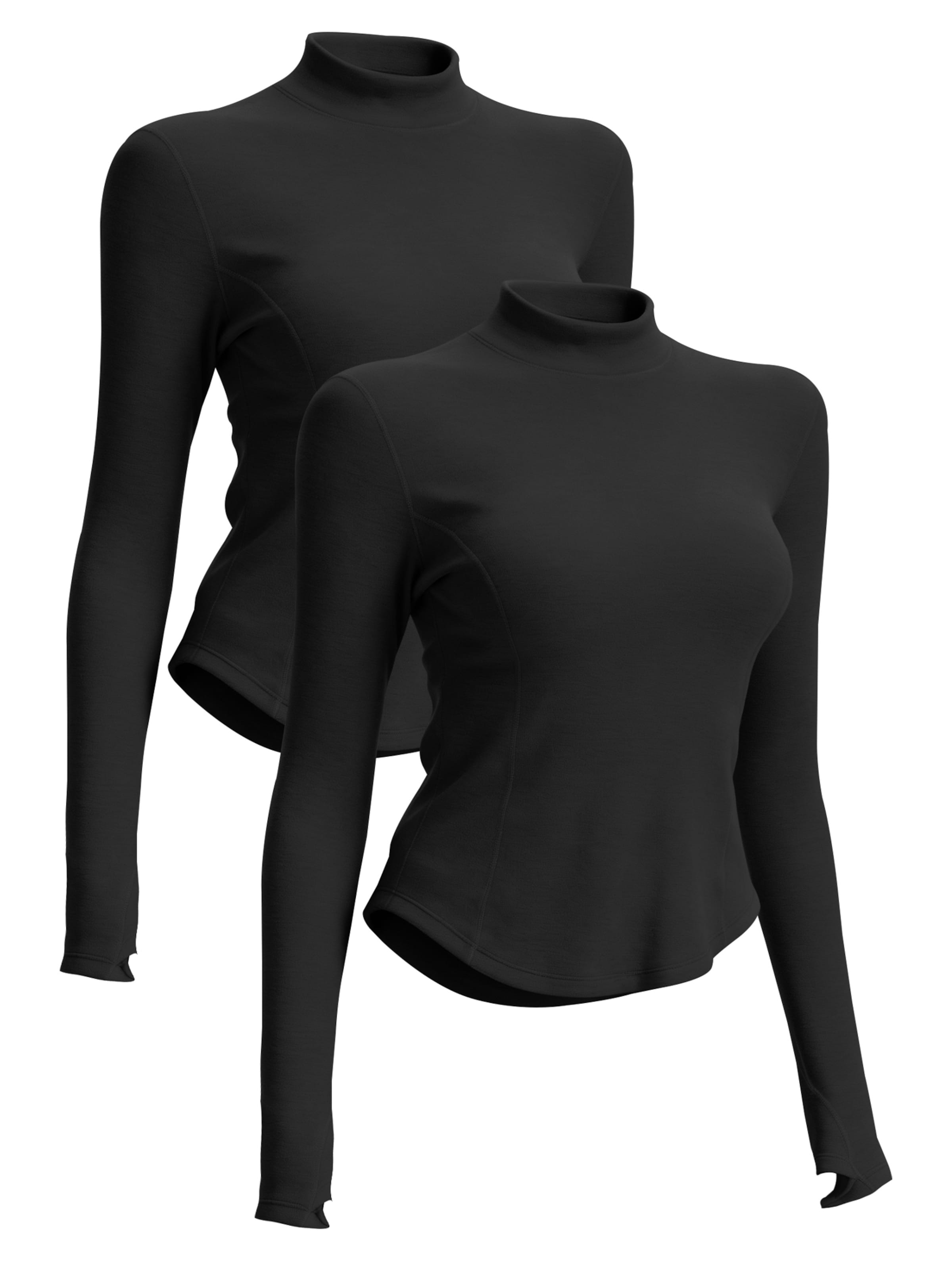 MEETWEE Performance Shirt in Black: front