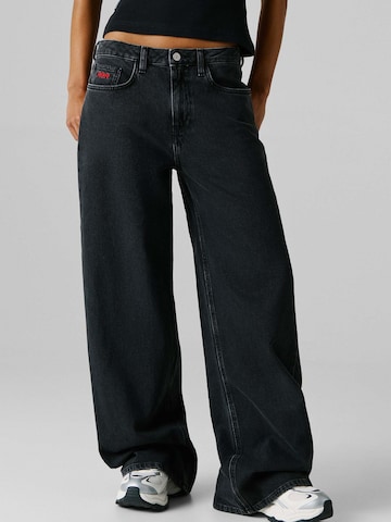 Red Bull Racing x Pepe Jeans Wide leg Jeans in Blue: front