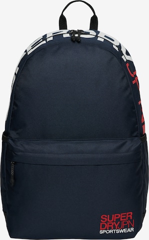 Superdry Rucksack 'Montana' in Blau: predná strana