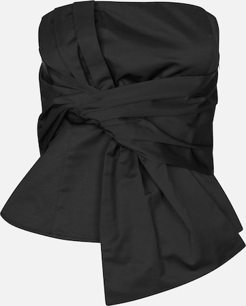 SECOND FEMALE - Top em preto: frente