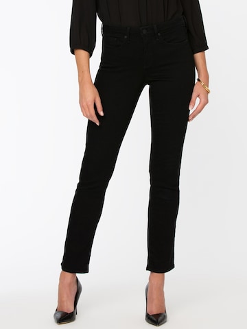 NYDJ Slimfit Jeans 'Sheri' in Zwart: voorkant