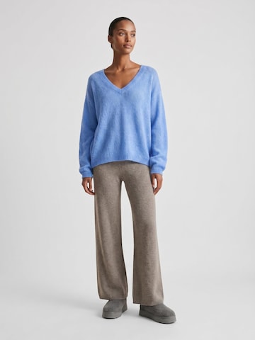 americandreams Oversizepullover 'Silja'‌‌‌‌‌‌ in Blau: Vorderseite