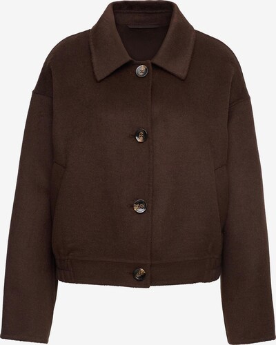MANISA Between-season jacket 'Wolljacke' in XS in Chocolate, Item view