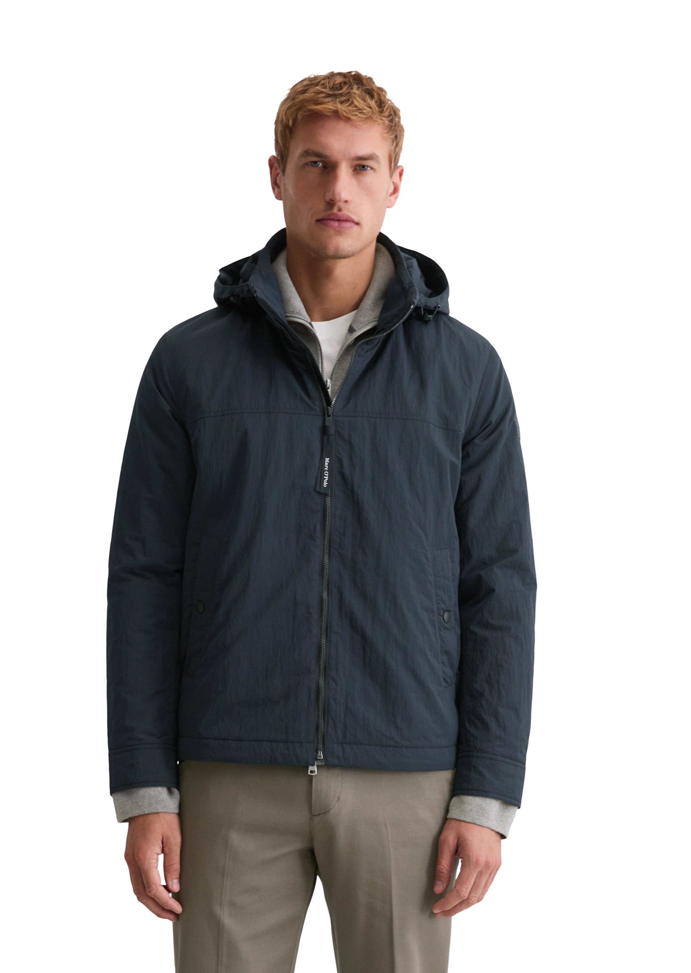 Marc O'Polo Between-Season Jacket in Blue: front