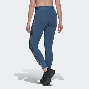 ADIDAS SPORTSWEAR Skinny Športové nohavice 'Essential' - Modrá