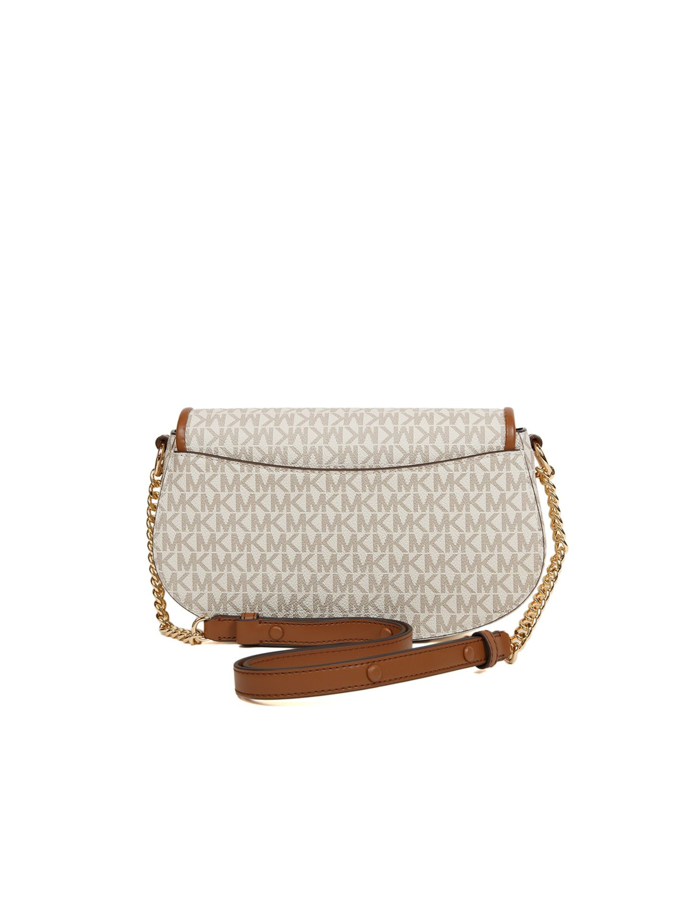 Michael Kors - Bolso de mano 'Mila Medium East-West Sling Messenger' en beige