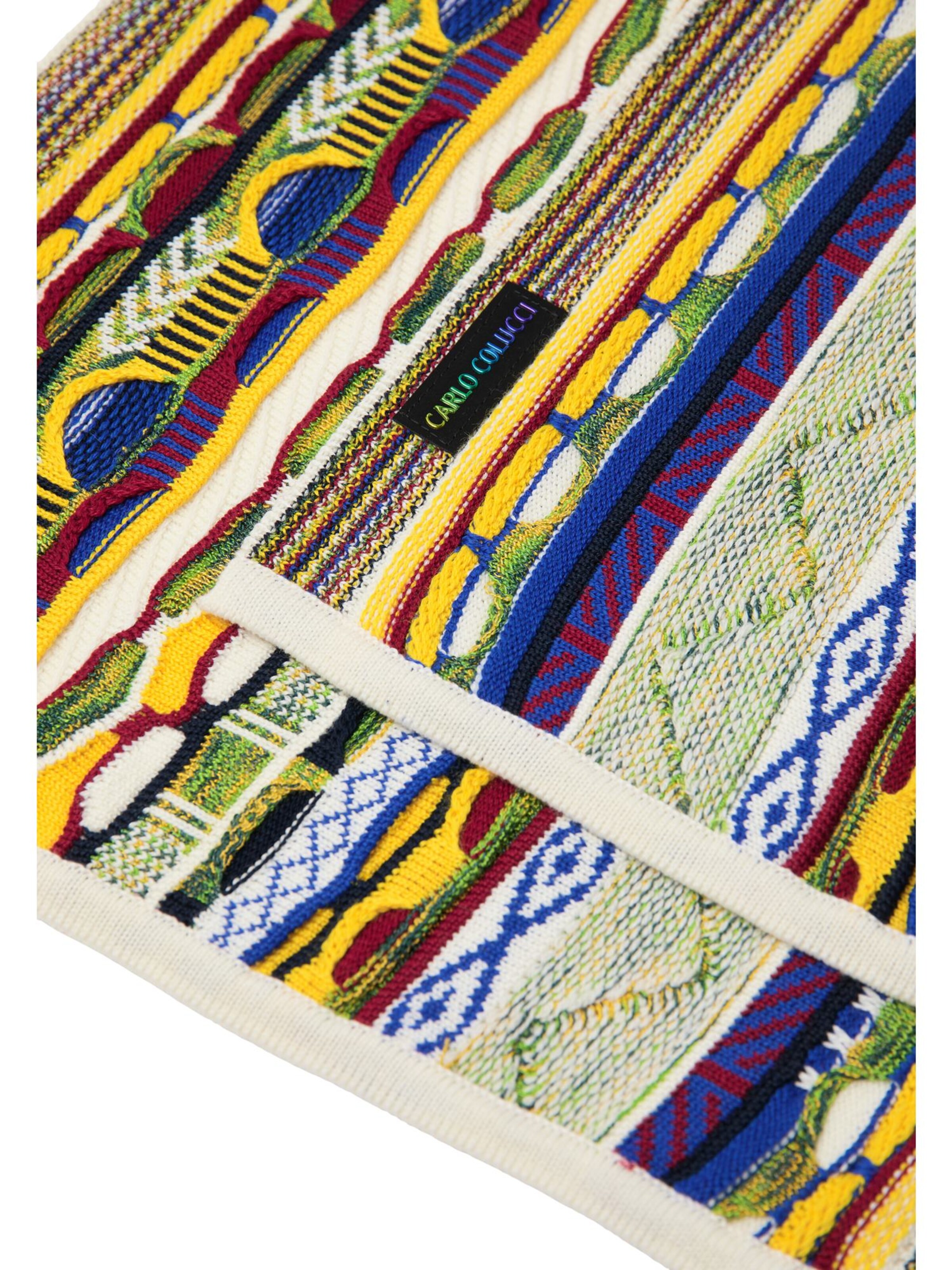 Écharpe 'Carsaniga' Carlo Colucci en mélange de couleurs