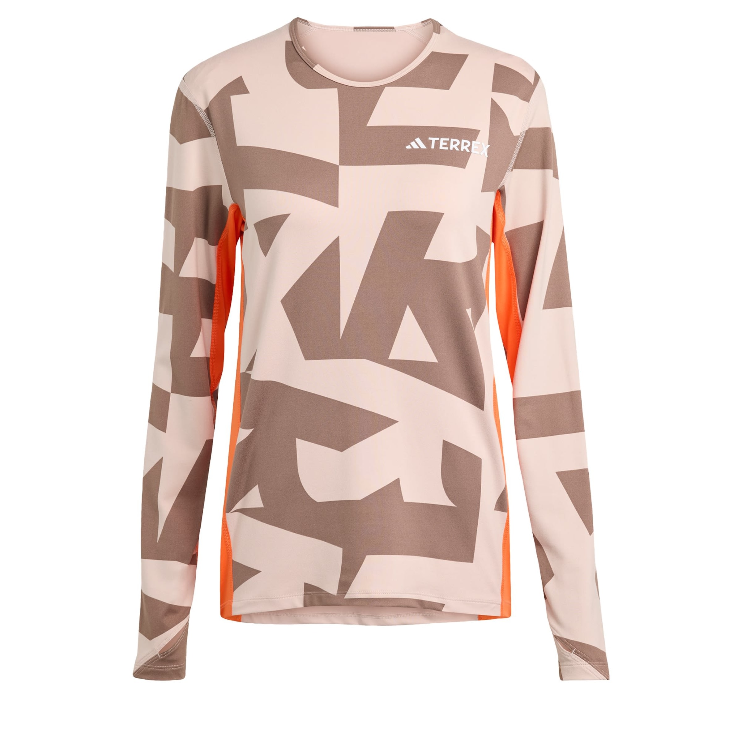 ADIDAS TERREX - Camiseta funcional 'Multi Synthetic Base Layer' en marrón: frente