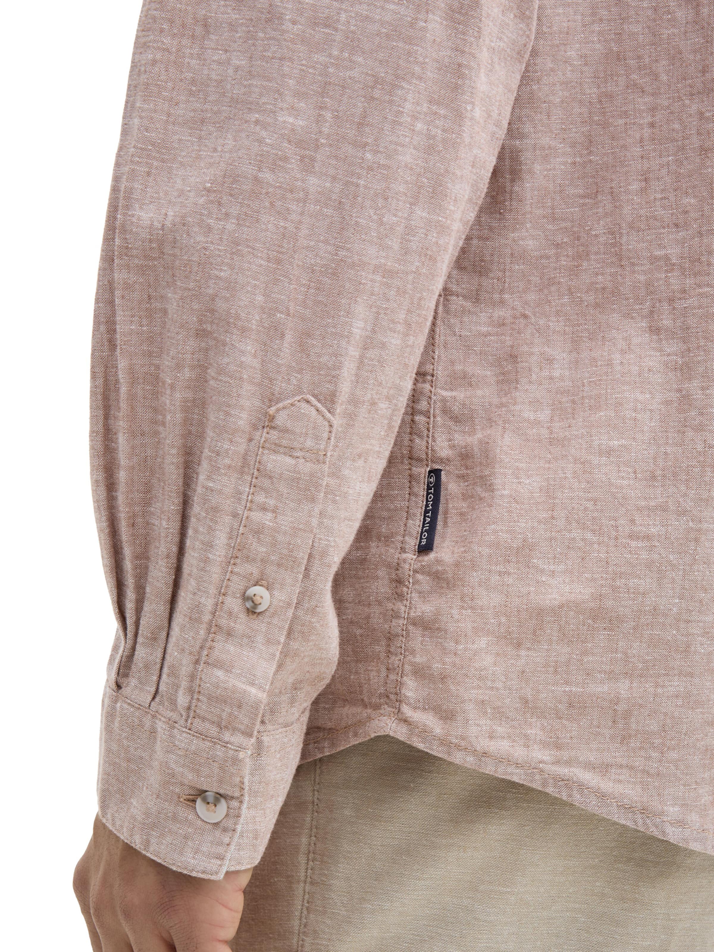 TOM TAILOR Regular fit Πουκάμισο σε καφέ