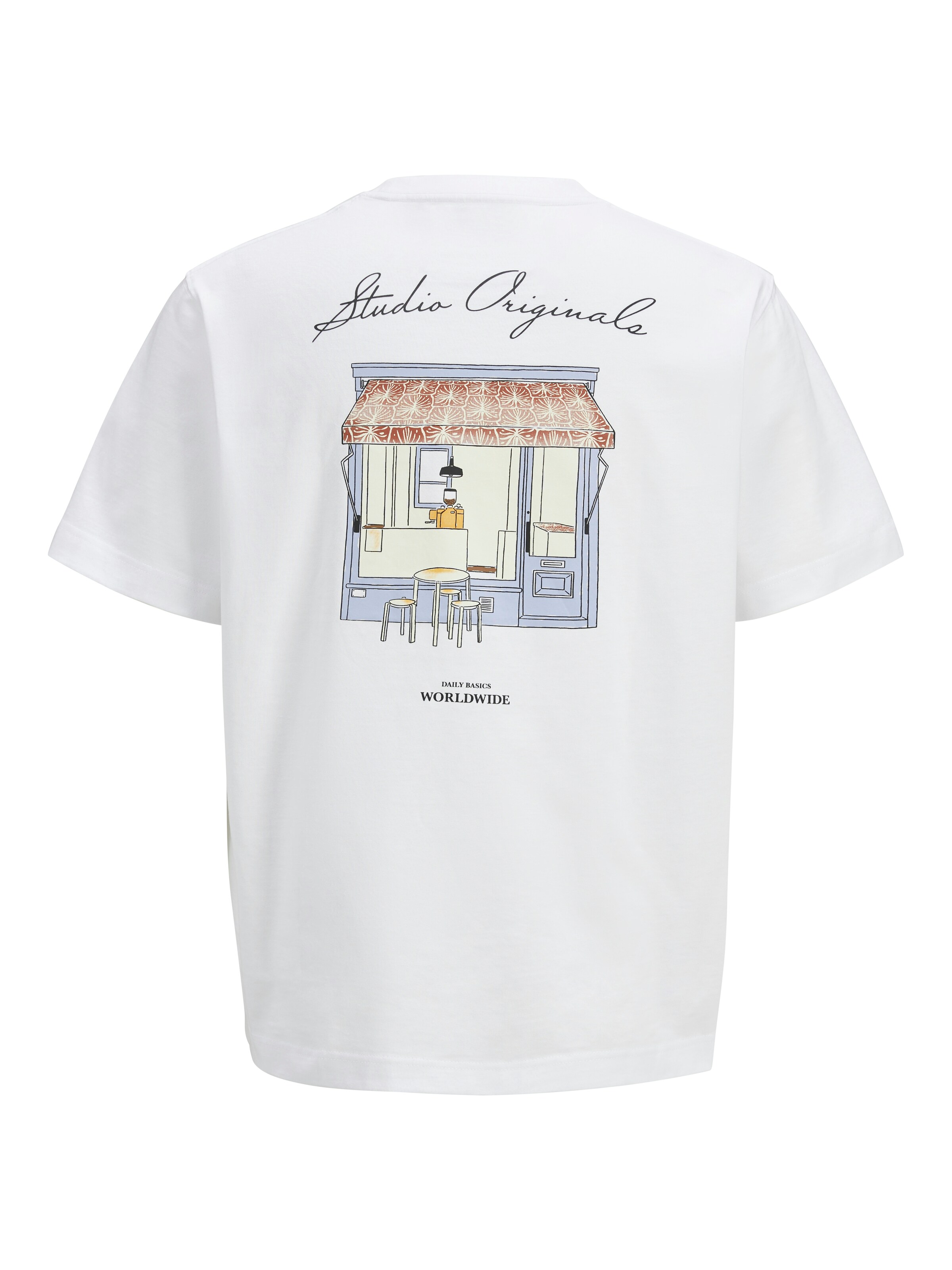 JACK & JONES T-Shirt 'JORIslington' in Weiß