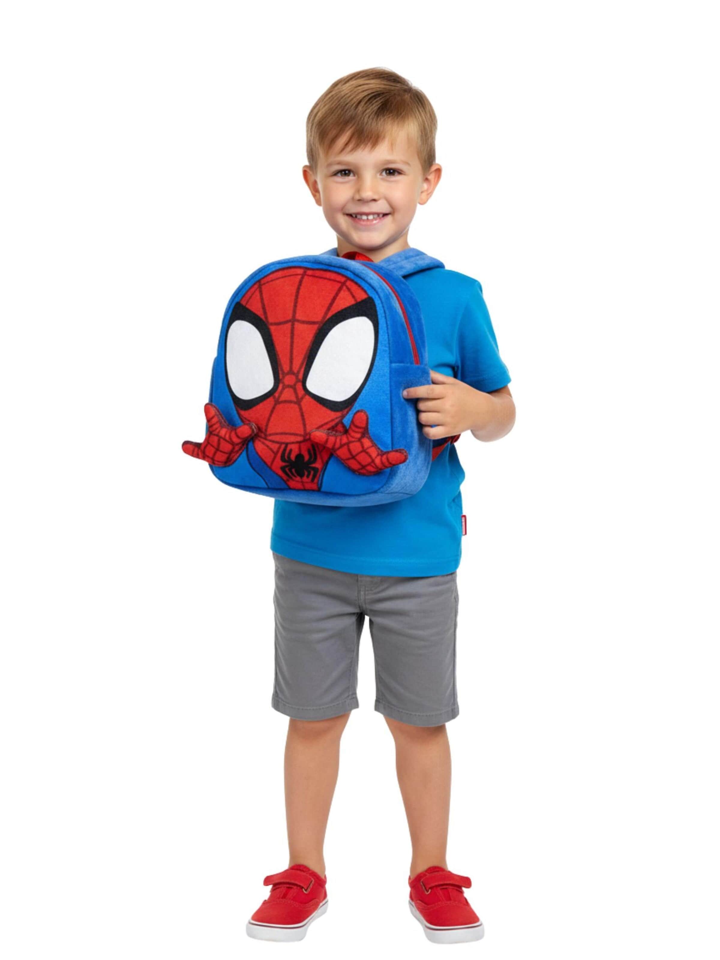 Sac à dos 'Kindergarten Rucksack mit Plüschfigur Spidey' Cerdá en rouge : devant