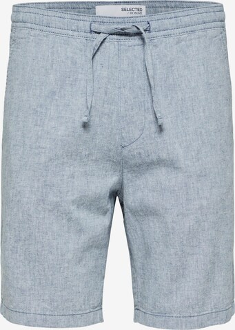 SELECTED HOMME Pants 'SILAS' in Blue: front