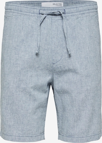 SELECTED HOMME Pants 'SILAS' in Blue: front
