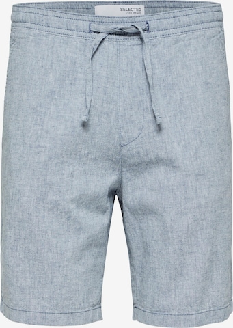 SELECTED HOMME - Calças 'SILAS' em azul: frente