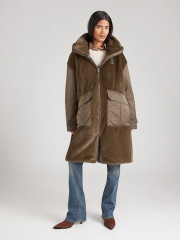 Blauer.USA Kevad-sügismantel, värv roheline: eest vaates