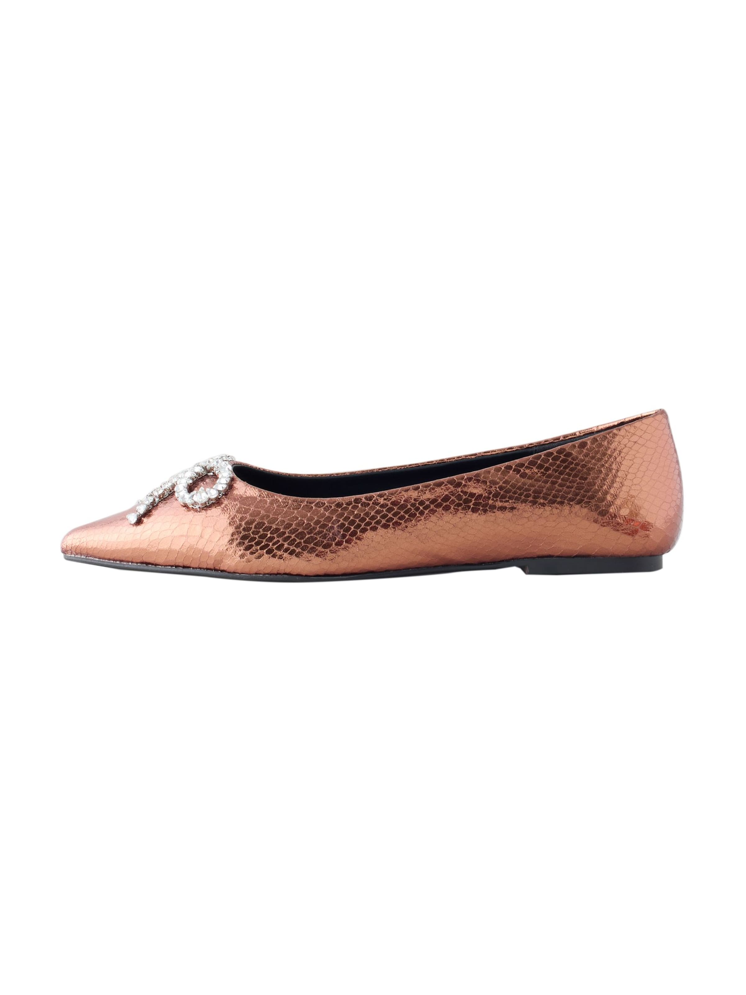 Next Ballet Flats 'Forever Comfort' in Bronze: front