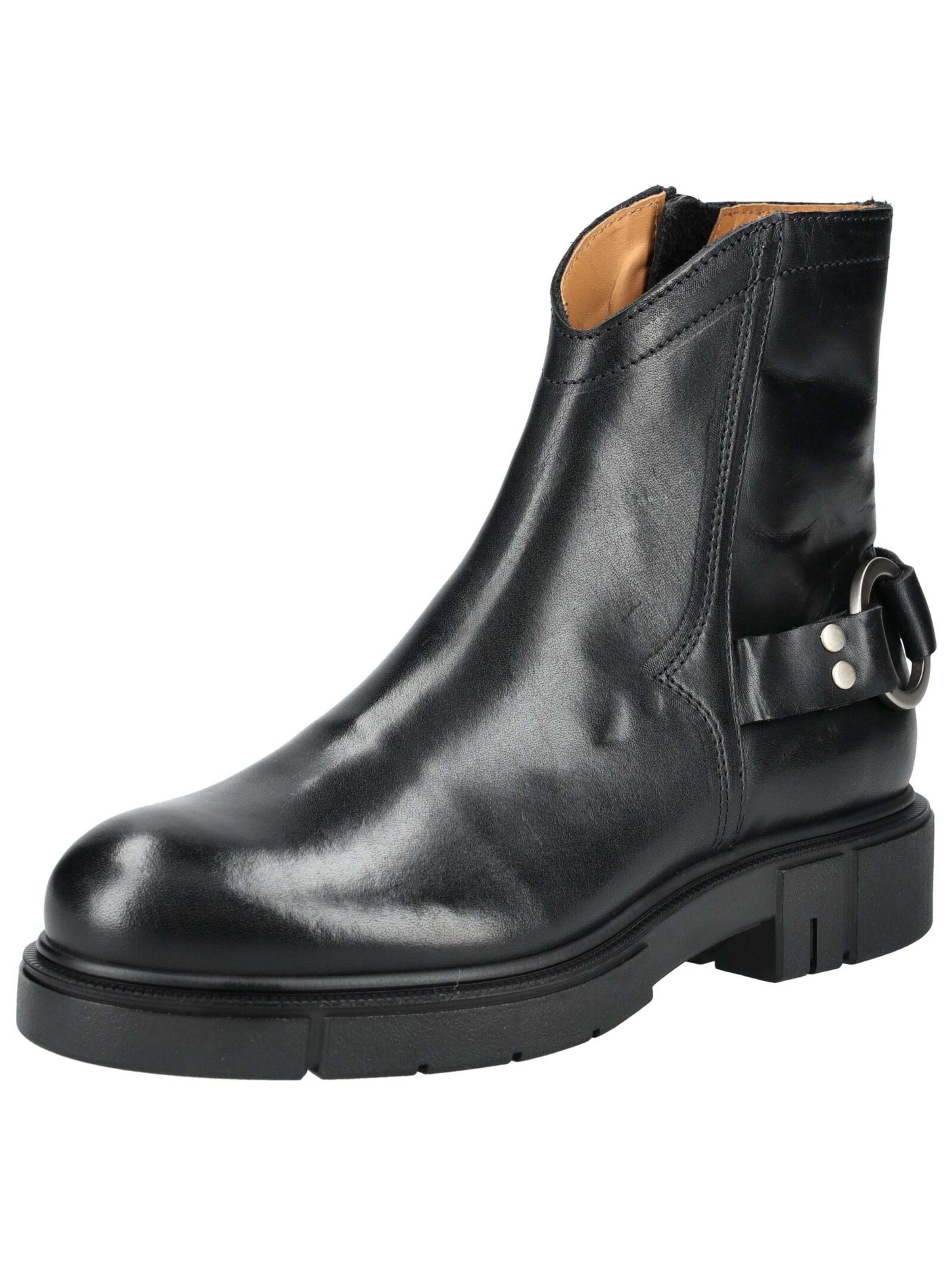 Bottines Sneaky Steve en noir : devant