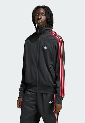 ADIDAS ORIGINALS Sweatjacke 'Firebird' in Schwarz: Vorderseite